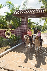 On the Trail at Finca La Guabina Havana