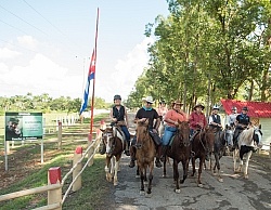 On the Trail at Finca La Guabina Havana