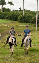 On the Trail at Finca La Guabina Havana