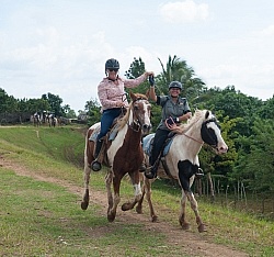 On the Trail at Finca La Guabina Havana