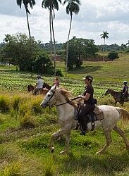 On the Trail at Finca La Guabina Havana