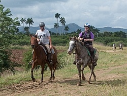 On the Trail at Finca La Guabina Havana