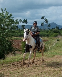 On the Trail at Finca La Guabina Havana