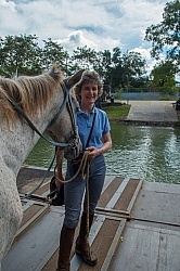 The Ride to Xunantunich with Hanna Stables