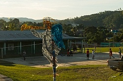 Riding Through Town with Hanna Stables
