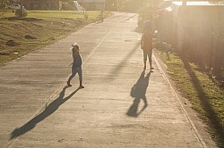 Riding Through Town with Hanna Stables