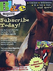 Blaze Kids Magazine Ad