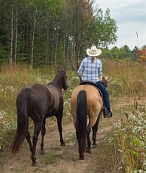 Ponying in the Ganaraska Forest