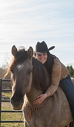 Kiger Mustang with Owner