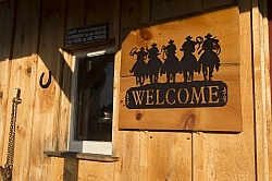 Welcome Sign at Horse Country Campground