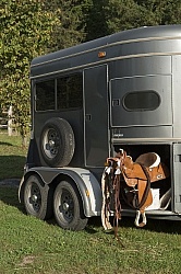 Horse Trailer at Horse Country Campground