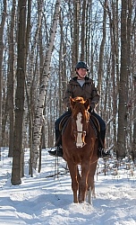 Winter Riding English Vertical