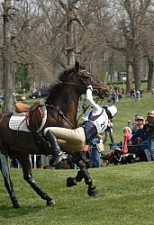 Kristin Schmolze & Cavaldi, Rolex 2007 Eventing fall