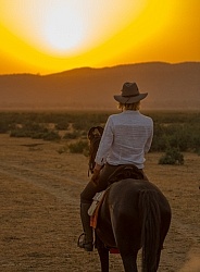Sunset Ride in India