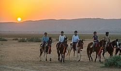 Sunset Ride in India