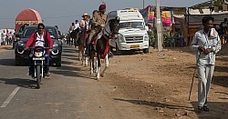 Riding Through The Pushkar Camel Fair