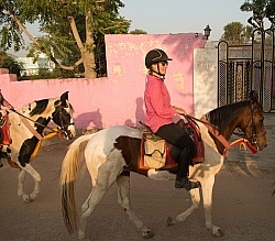 Riding Through Villages on India Ride