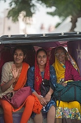 Riding Through Villages on India Ride