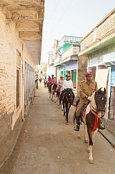Riding Through Villages on India Ride