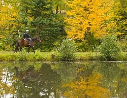 Fall Colors Ride at Mountain Top Resort, Vermont