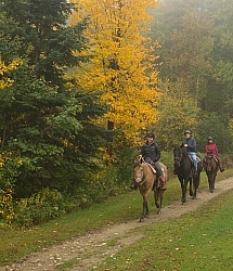 Fall Colors Ride at Mountain Top Resort, Vermont Fall Colors Ride at Mountain Top Resort, Vermont