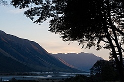 Sunset From Boundary Hut, Wild Womens Expeditions with Adventure Horse Trekking New Zealand