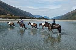 River Crossing on Ride from Boundary Hut to Dingleburn Station