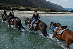 River Crossing on Ride from Boundary Hut to Dingleburn Station