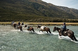 River Crossing on Ride from Boundary Hut to Dingleburn Station
