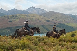 The Ride Out of Dingleburn Station on the Land of the Long White Cloud Ride with Wild Womens Expeditions and Adventure Horse Trekking New Zealand