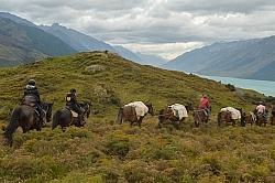 The Ride Out of Dingleburn Station on the Land of the Long White Cloud Ride with Wild Womens Expeditions and Adventure Horse Trekking New Zealand