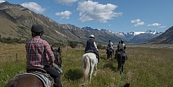 Riding in Ahuriri Conservation Area New Zealand , Wild Women Expeditions with Adventure Horse Trekking New Zealand 