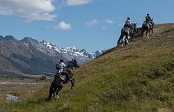 Heading Up the Mountain in Ahuriri Conservation Area New Zealand , Wild Women Expeditions with Adventure Horse Trekking New Zealand Heading Up the Mountain in Ahuriri Conservation Area New Zealand , Wild Women Expeditions with Adventure Horse Trekking New Zealand