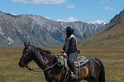 Riding in Ahuriri Conservation Area New Zealand , Wild Women Expeditions with Adventure Horse Trekking New Zealand 