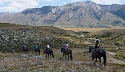 Ahuriri Conservation Area New Zealand , Wild Women Expeditions with Adventure Horse Trekking New Zealand 