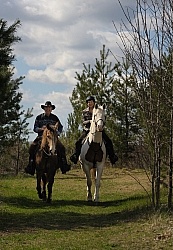 Trail Riding Couple