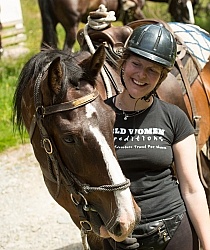 Riding in Ahuriri Conservations Area with Wild Women Expeditions and Adventure Horse Trekking New Zealand