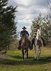 Trail Riding Couple