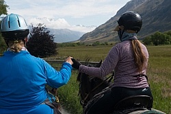 Riding in Ahuriri Conservations Area with Wild Women Expeditions and Adventure Horse Trekking New Zealand