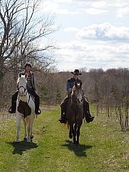 Trail Riding Couple