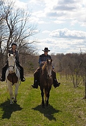 Trail Riding Couple