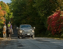 Encountering Cars While Riding on the Road