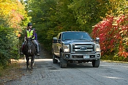 Encountering Cars While Riding on the Road