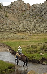 Water Crossing on The Trail
