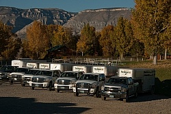Trucks and Trailers at The Hideout Guest Ranch