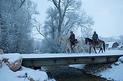 Hideout Ranch Winter Workshop Marijn and Peter De Co Owners of The Hideout Guest Ranch Hideout Ranch Winter Workshop Marijn and Peter De Co Owners of The Hideout Guest Ranch