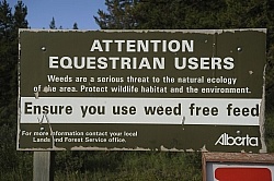 Wild Deuces Womens Retreat Trail Conservation Signage