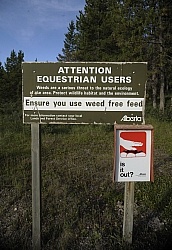 Wild Deuces Womens Retreat Trail Conservation Signage