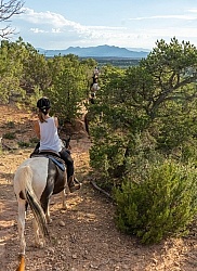 Galisteo Basin Evening Ride Enchantment Equitreks