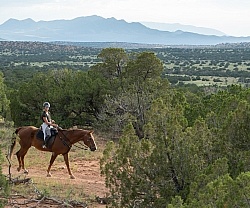 Galisteo Basin Evening Ride Enchantment Equitreks